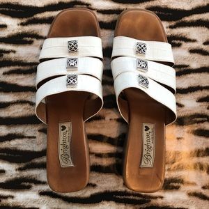 Brighton Brandy sandals Sz 9 Cream color